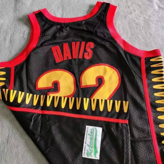 #32 davis mcdonald's jersey black Style 3 Basketball Jersey basketball jersey product view 1