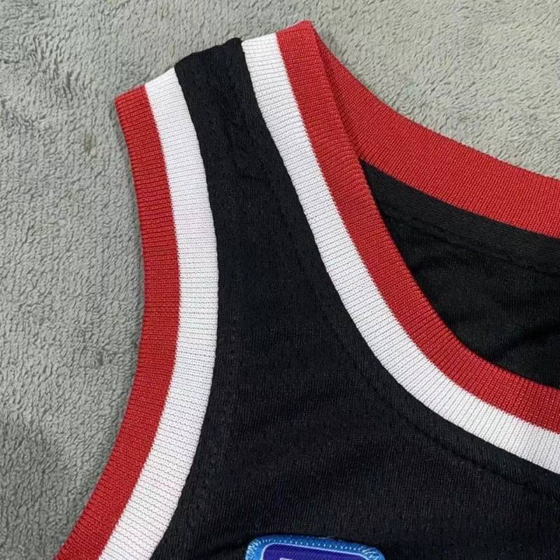 #6 pat three mafia jersey black Style 2 Basketball Jersey basketball jersey product view 1