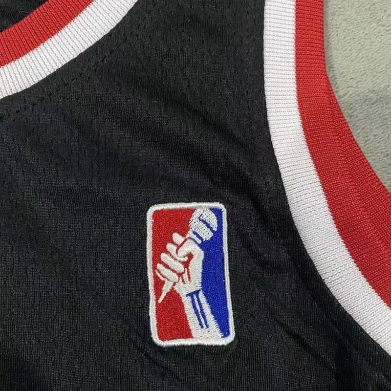 #6 pat three mafia jersey black Style 7 Basketball Jersey basketball jersey product view 1