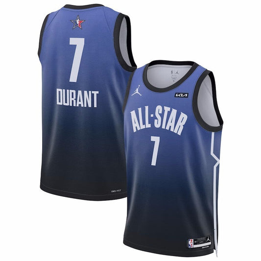 #7 Kevin Durant 2023 NBA All-Star Game Swingman Jersey - Blue Basketball Jersey basketball jersey product view 1