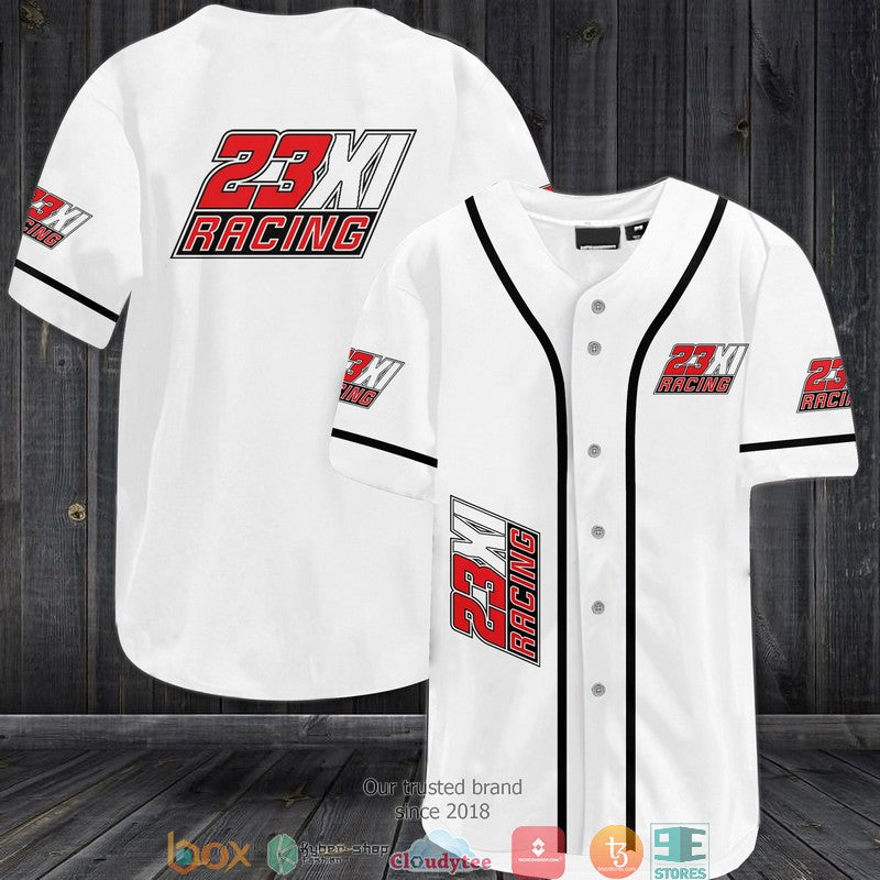 BEST 23XI Racing Car Team Baseball Jersey baseball jersey product view 1