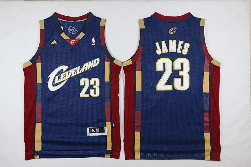 23 Cavaliers Blue C Basketball Jersey basketball jersey product view 1