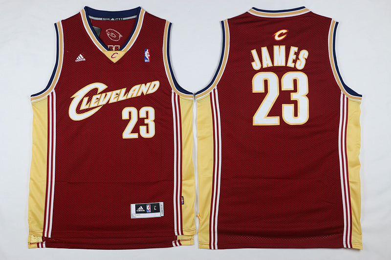 23 Cavaliers Red C Basketball Jersey basketball jersey product view 1