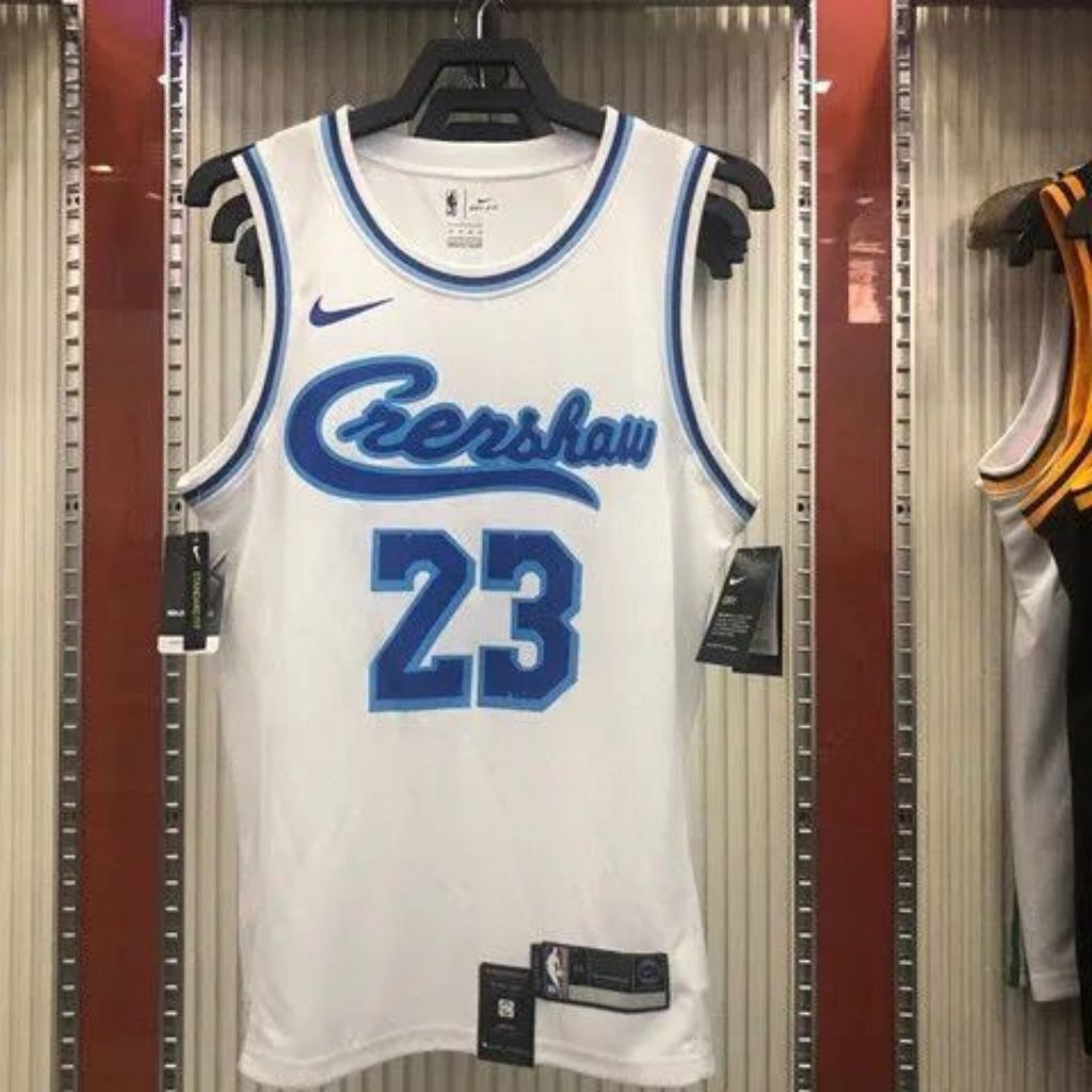23 james lakers crenshaw jersey white Style 2 Basketball Jersey basketball jersey product view 1
