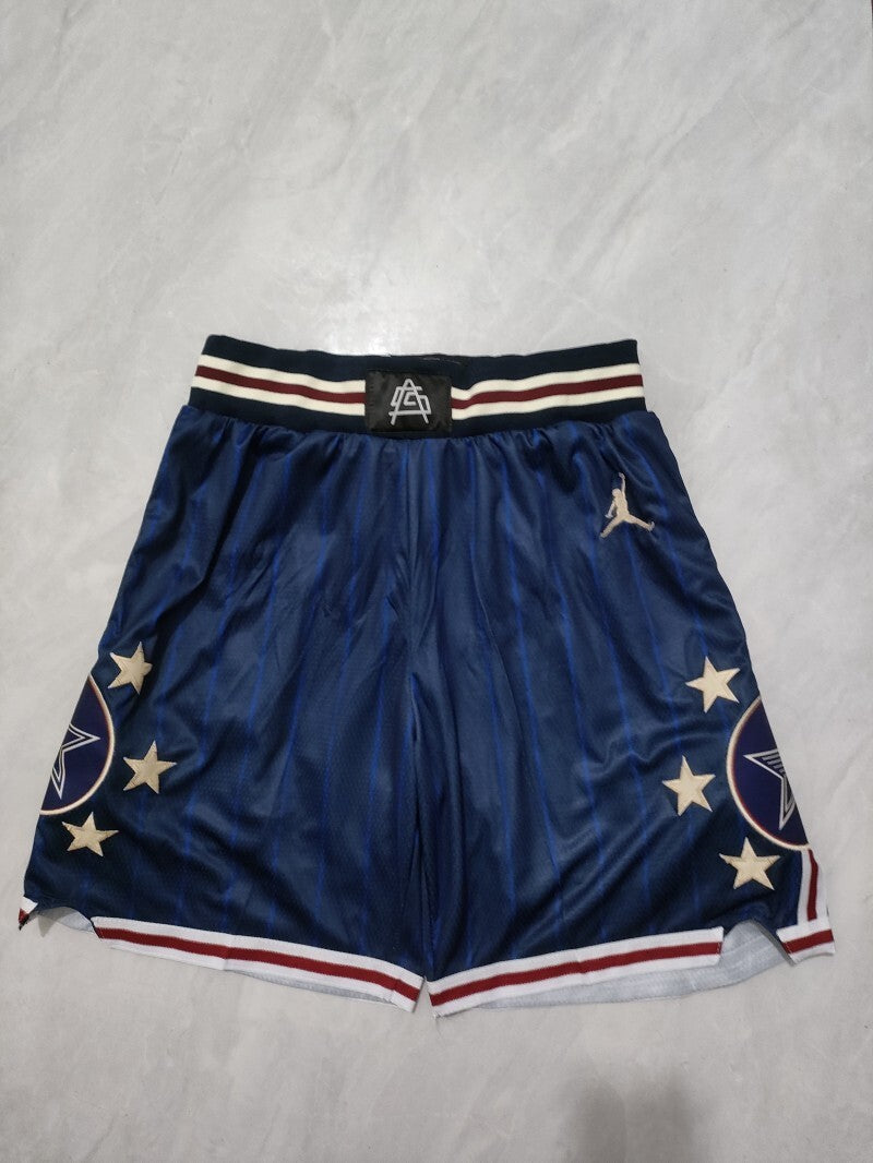 24 All-Star Blue Shorts Style 1 Basketball Jersey basketball jersey product view 1