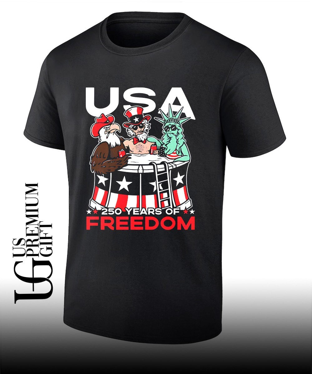 250 Years of Freedom shirt Unisex T-shirt, Sweatshirt, Hoodie, Long Sleeve Tee - T-Shirt, Sweatshirt, Hoodie