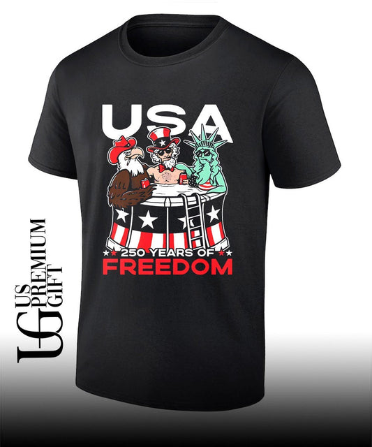 250 Years of Freedom shirt Unisex T-shirt, Sweatshirt, Hoodie, Long Sleeve Tee - T-Shirt, Sweatshirt, Hoodie
