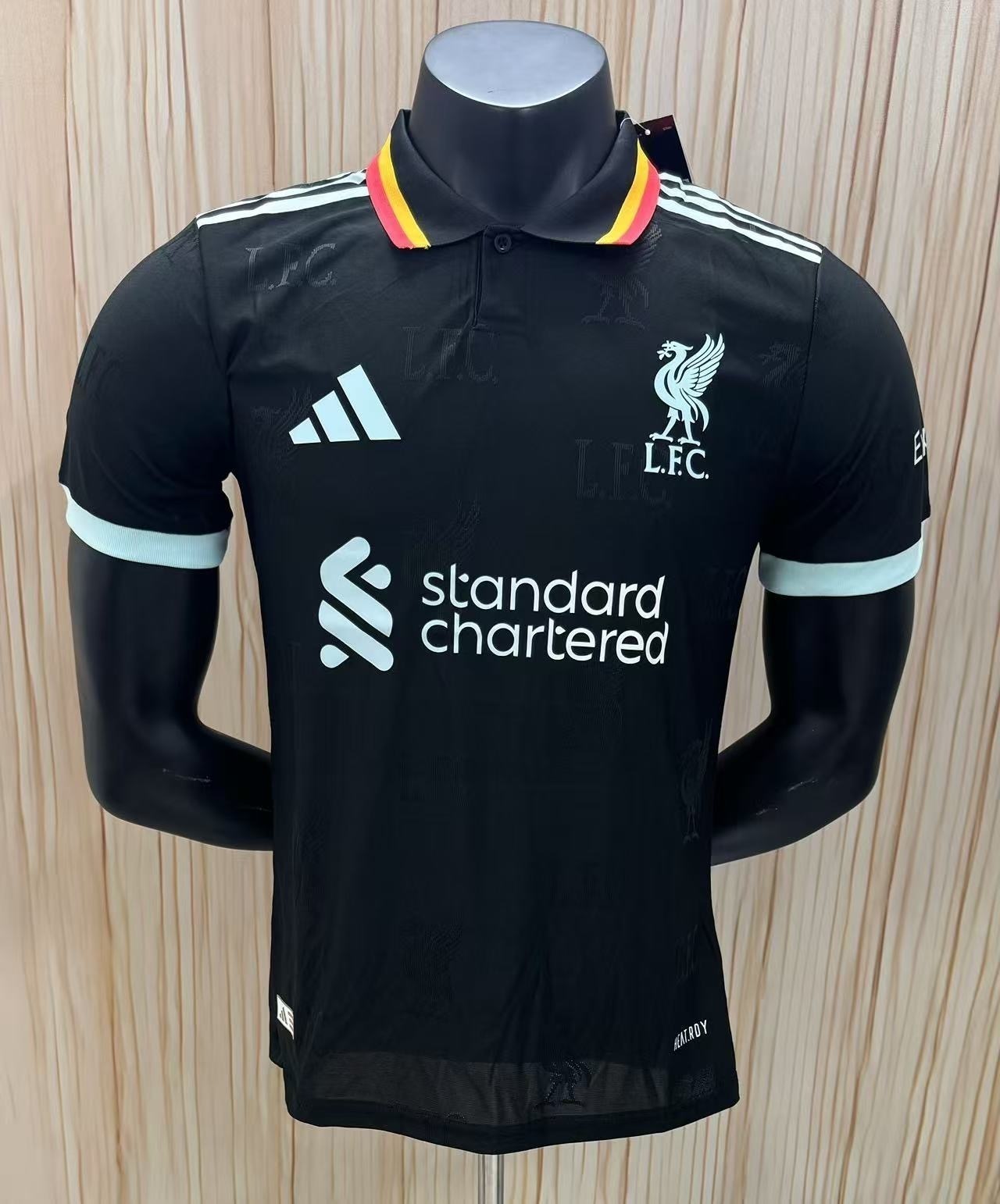 26 27 Liverpool Black Style 2 Soccer Jersey sports jersey product view 1
