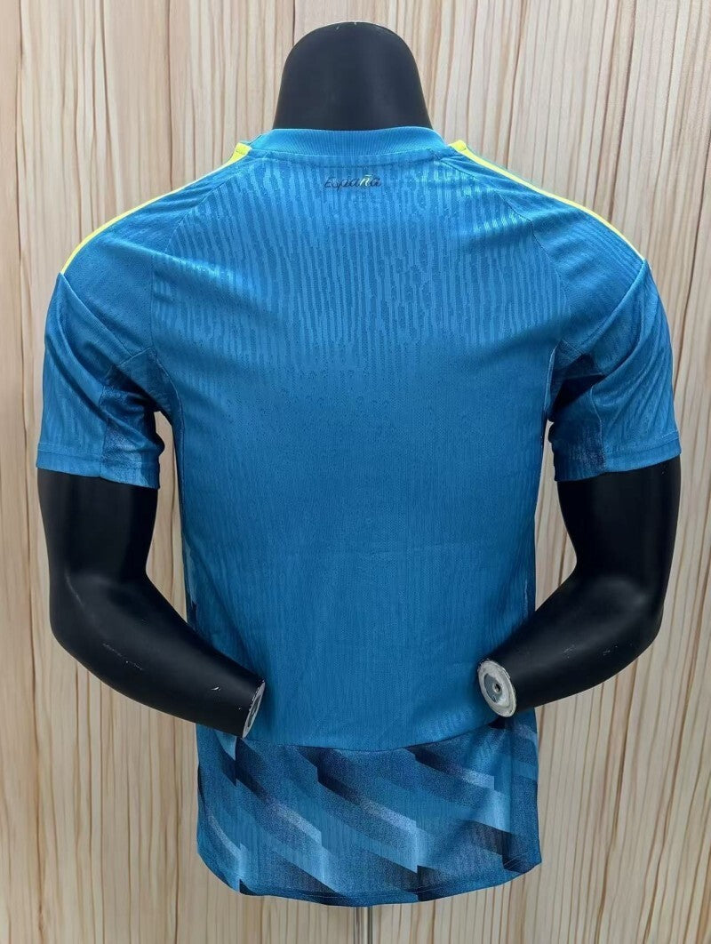 26 27 Spain Blue Style 1 Soccer Jersey sports jersey product view 1