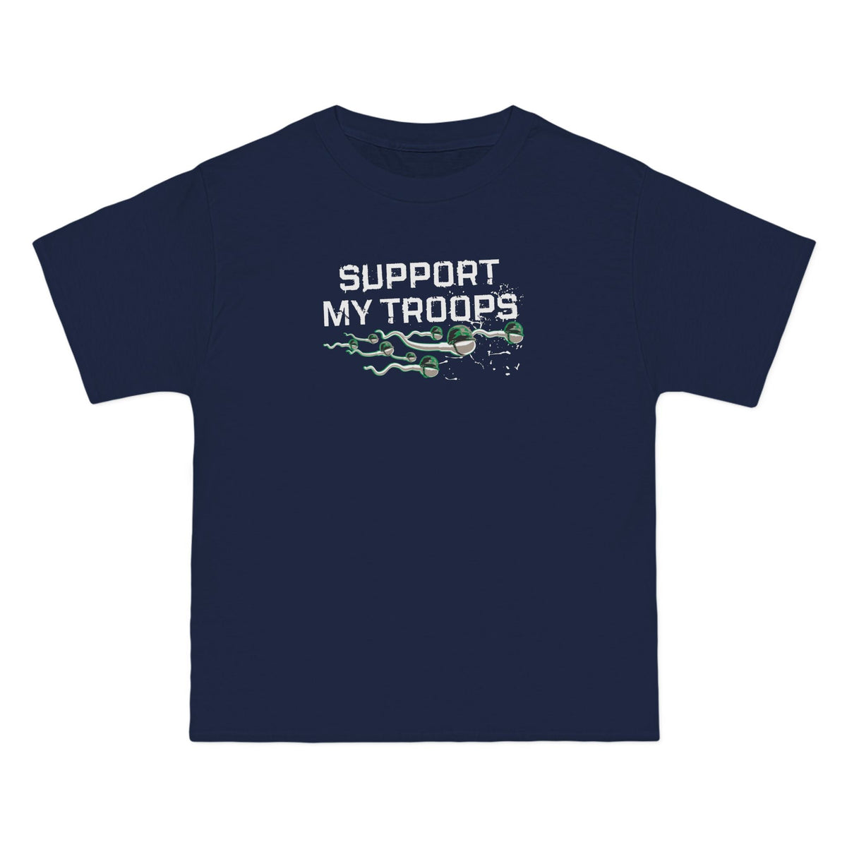 Support My Troops Men's Heavyweight - Adult & Kids T-Shirts, Sweatshirts & Hoodies apparel design preview 4