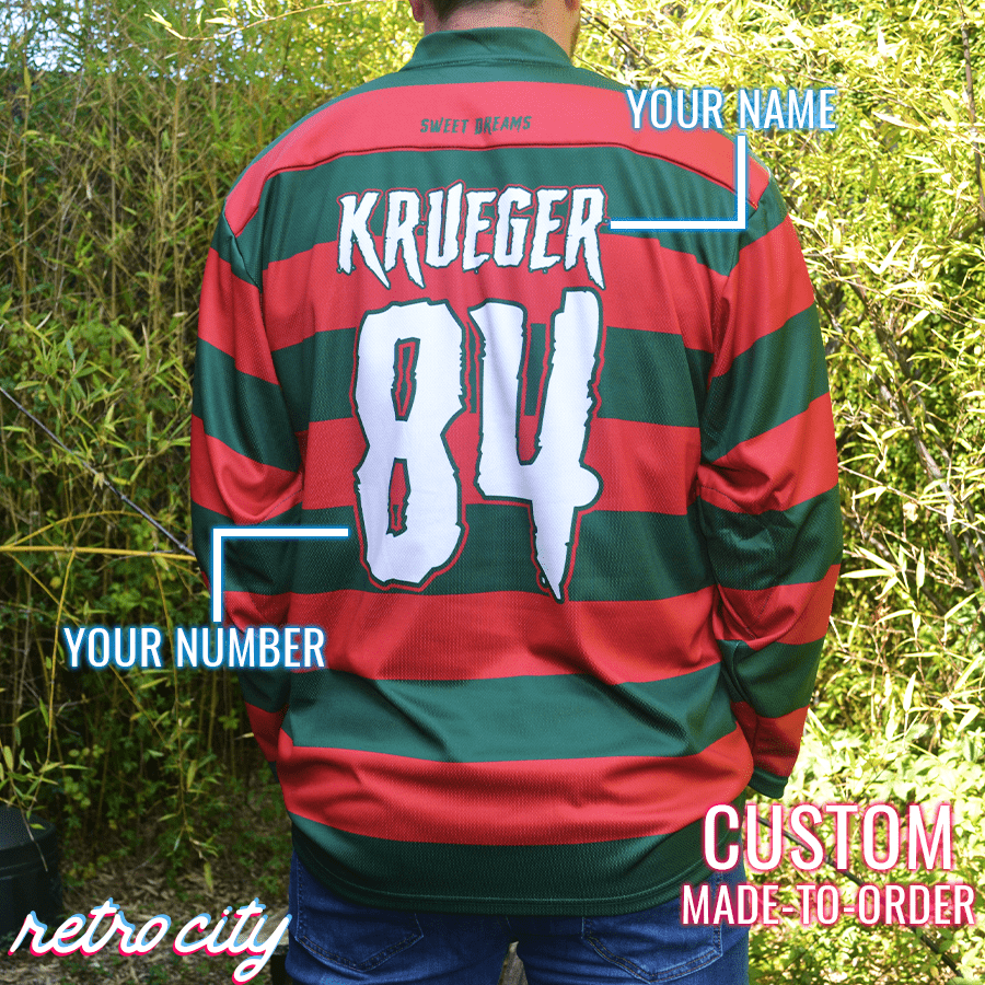 Elm Street Custom Lace-Up Hockey Jersey hockey jersey product view 2