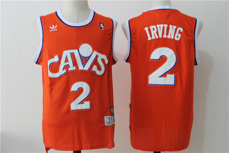 2 # Irving CAVS Retro Style 2 Basketball Jersey basketball jersey product view 1