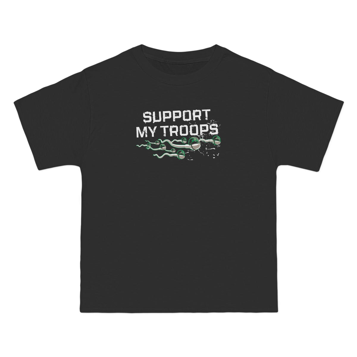 Support My Troops Men's Heavyweight - Adult & Kids T-Shirts, Sweatshirts & Hoodies apparel design preview 1