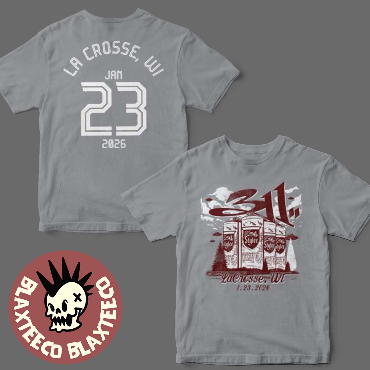 311 Band La Crosse Wisconsin 2026 Event Tee At La Crosse Center On January 23 2026 T-Shirt - T-Shirt, Sweatshirt, Hoodie