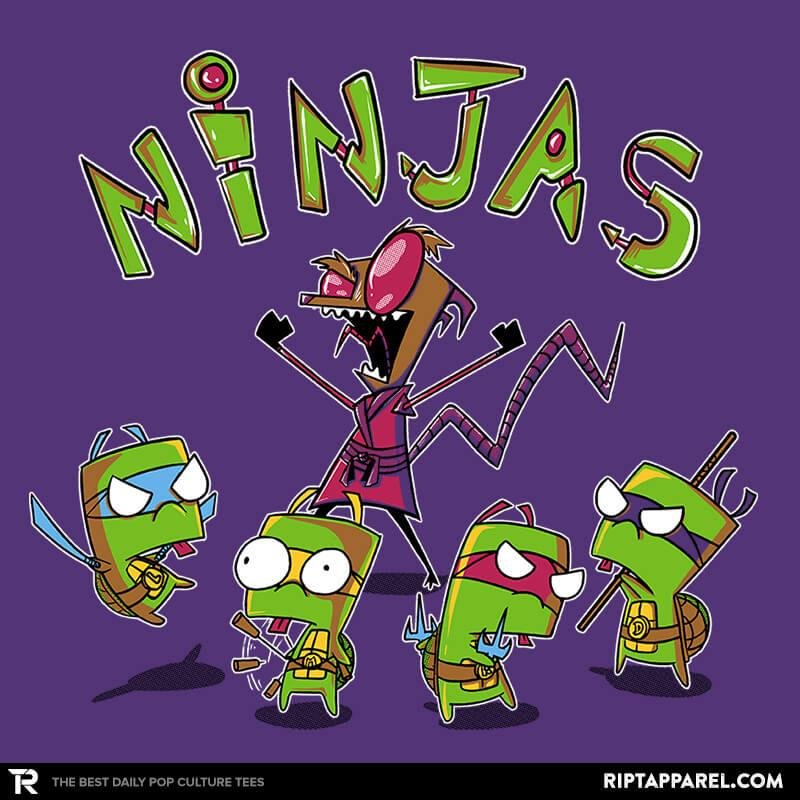 Invader Turtles Exclusive Unisex T-shirt, Sweatshirt, Hoodie, Long Sleeve Tee - T-Shirt, Sweatshirt, Hoodie