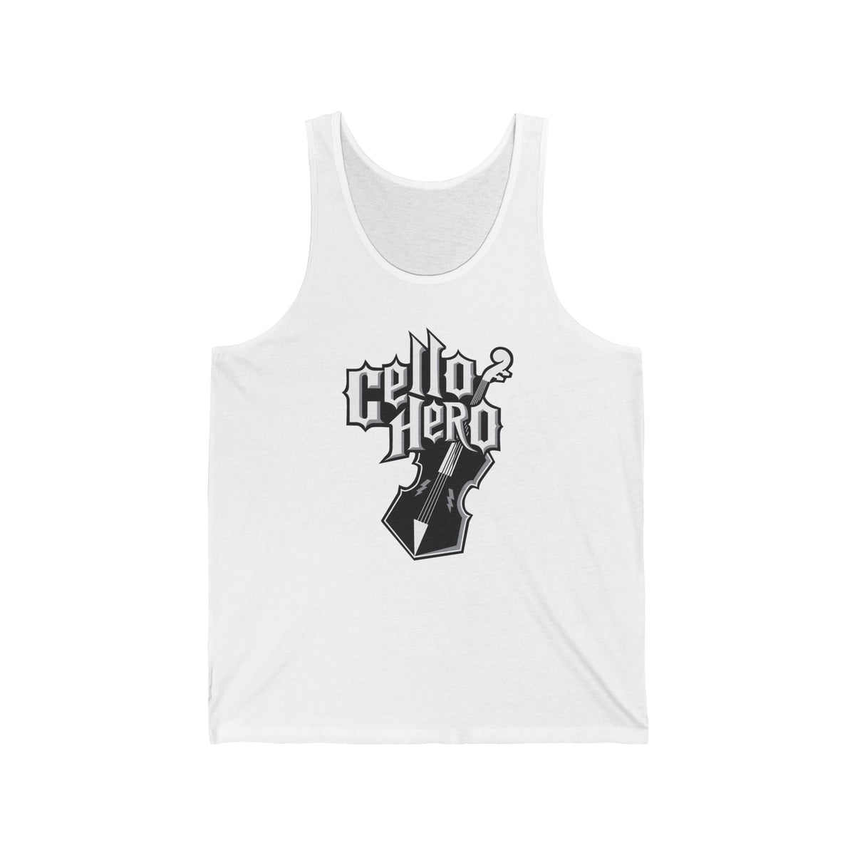 Cello Hero Unisex Tank - Adult & Kids T-Shirts, Sweatshirts & Hoodies apparel design preview 1