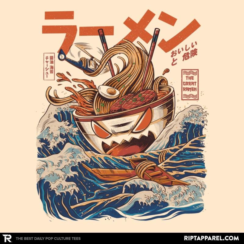 Great Ramen off Kanagawa  Best Seller Unisex T-shirt, Sweatshirt, Hoodie, Long Sleeve Tee - T-Shirt, Sweatshirt, Hoodie