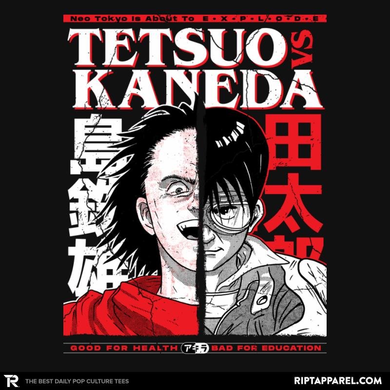 Tetsuo VS Kaneda Unisex T-shirt, Sweatshirt, Hoodie, Long Sleeve Tee - T-Shirt, Sweatshirt, Hoodie