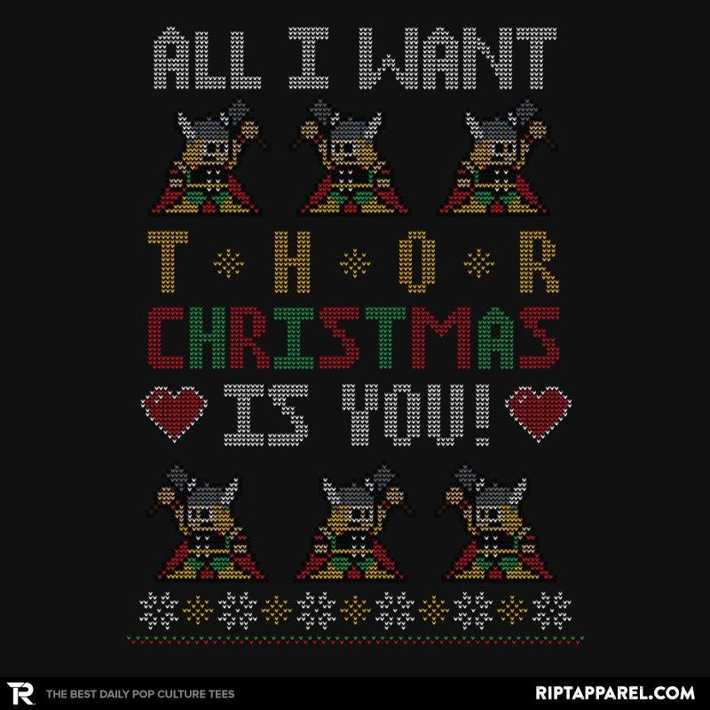 I Wish Thor You  Ugly Holiday Unisex T-shirt, Sweatshirt, Hoodie, Long Sleeve Tee - T-Shirt, Sweatshirt, Hoodie