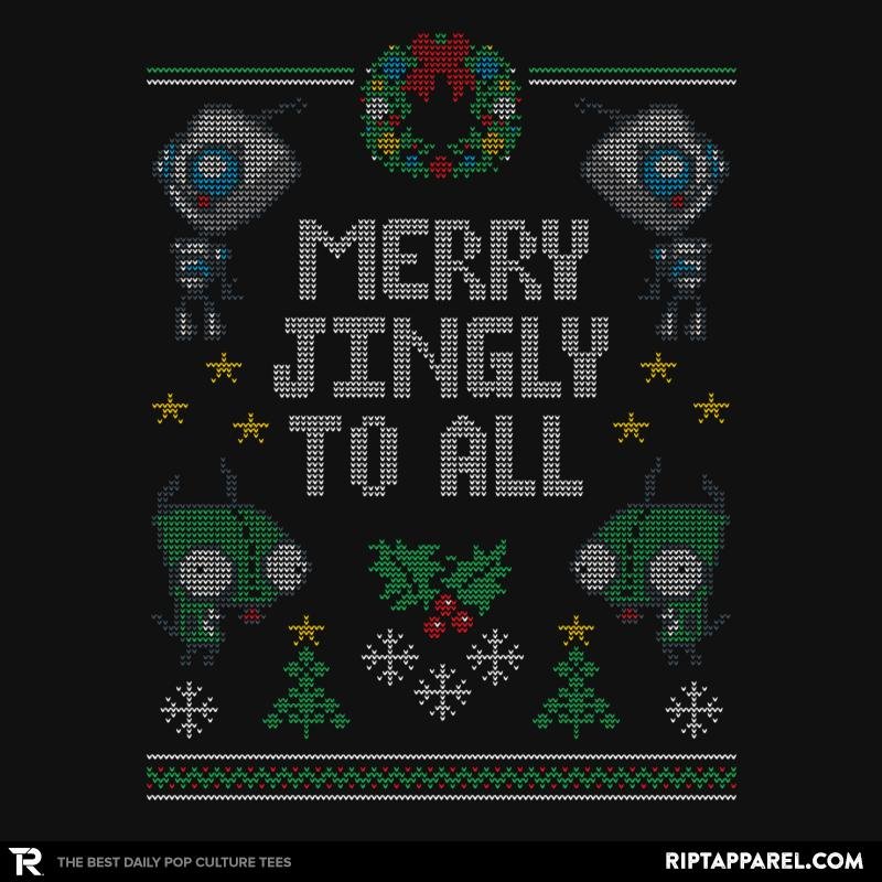 Merry Jingly  Ugly Holiday Unisex T-shirt, Sweatshirt, Hoodie, Long Sleeve Tee - T-Shirt, Sweatshirt, Hoodie