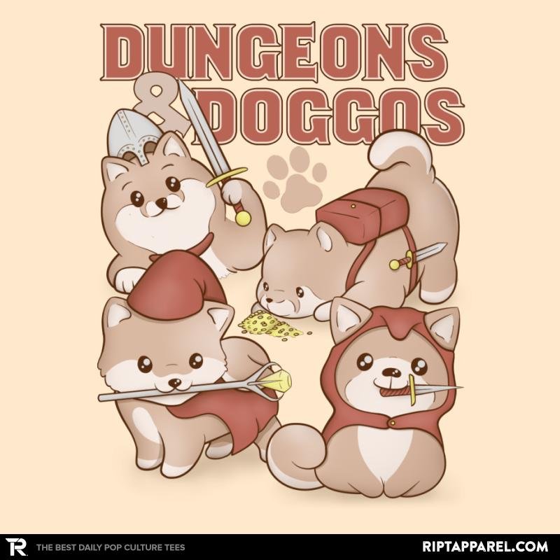 Dungeons & Doggos Unisex T-shirt, Sweatshirt, Hoodie, Long Sleeve Tee - T-Shirt, Sweatshirt, Hoodie