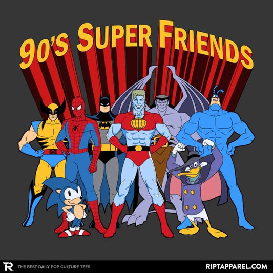 90s Super Friends  Anytime Unisex T-shirt, Sweatshirt, Hoodie, Long Sleeve Tee - T-Shirt, Sweatshirt, Hoodie