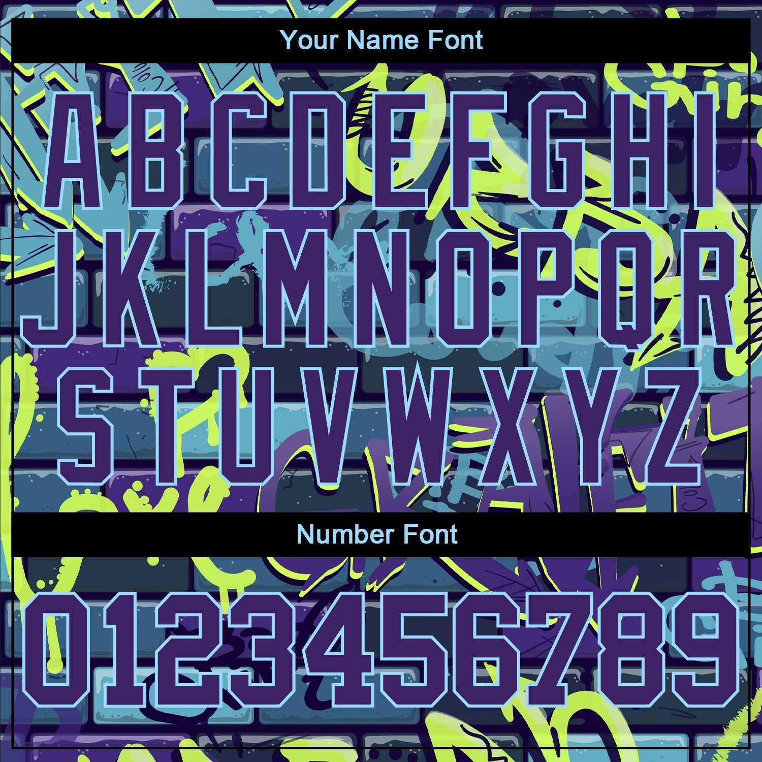 Custom 3D Pattern Design Abstract Graffiti Authentic Baseball Jersey baseball jersey product view 5