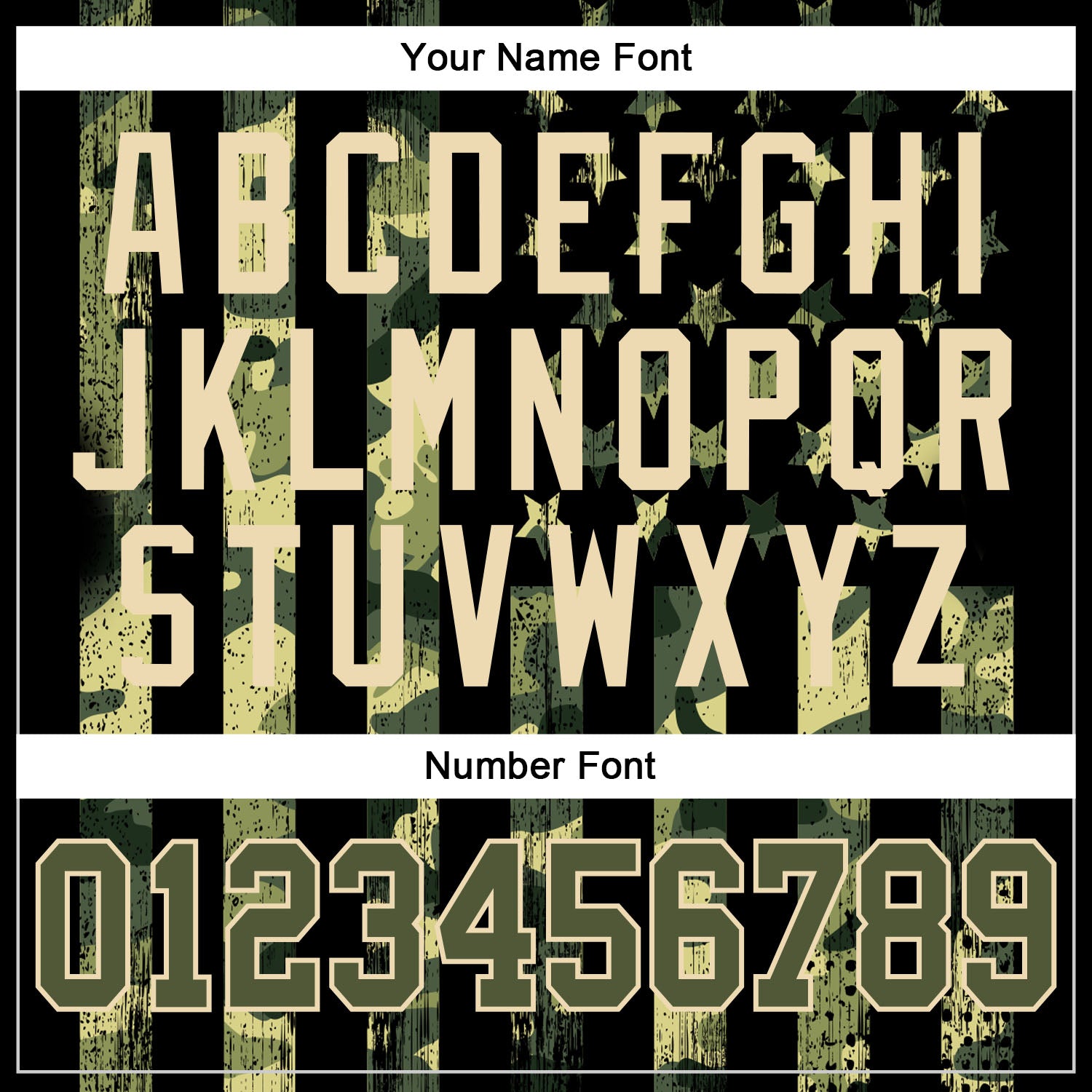 Custom Camo Olive-Cream 3D American Flag Authentic Salute To Service Baseball Jersey baseball jersey product view 5