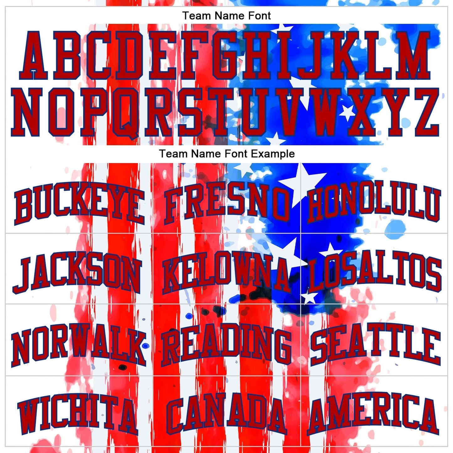 Custom White Royal-Red 3D American Flag Authentic Baseball Jersey baseball jersey product view 4