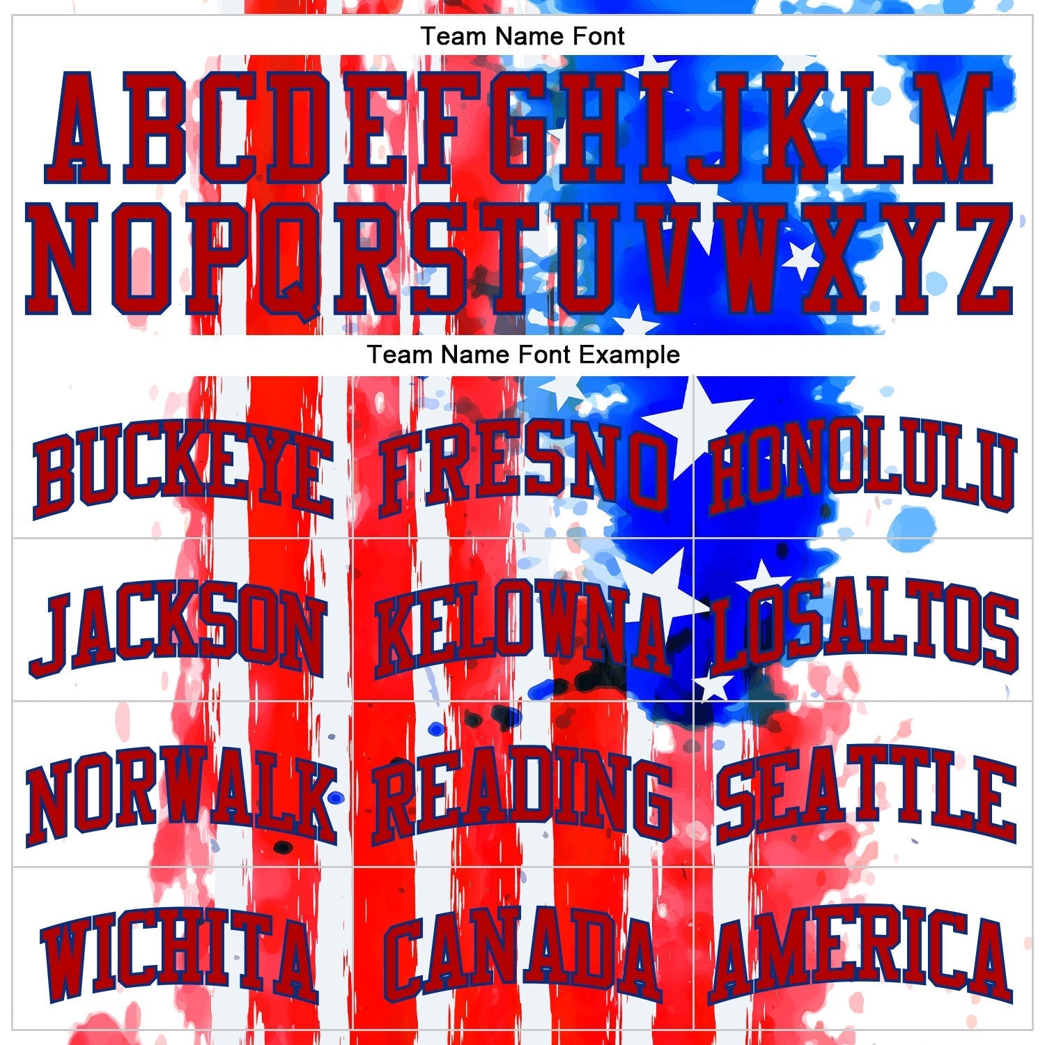 Custom White Royal-Red 3D American Flag Authentic Baseball Jersey baseball jersey product view 4