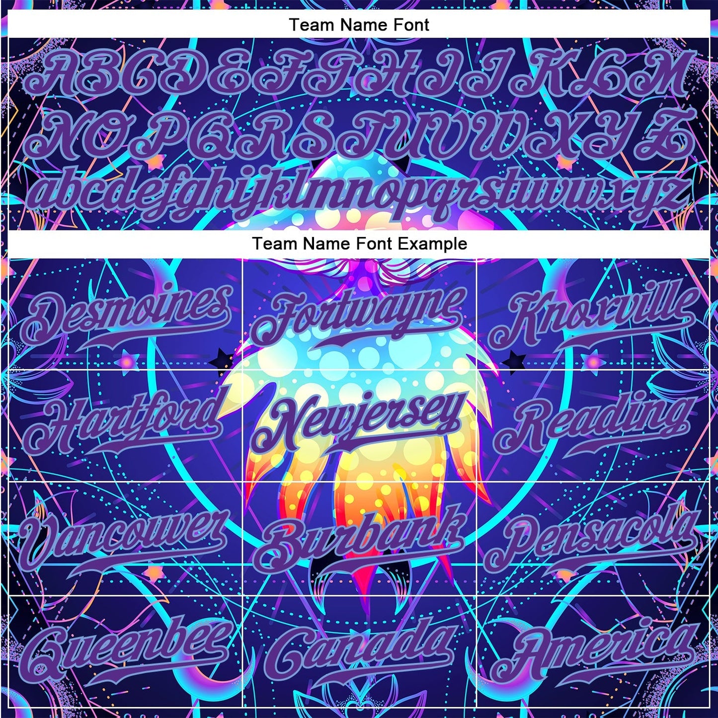 Custom 3D Pattern Design Magic Mushrooms Over Sacred Geometry Psychedelic Hallucination Authentic Baseball Jersey baseball jersey product view 4