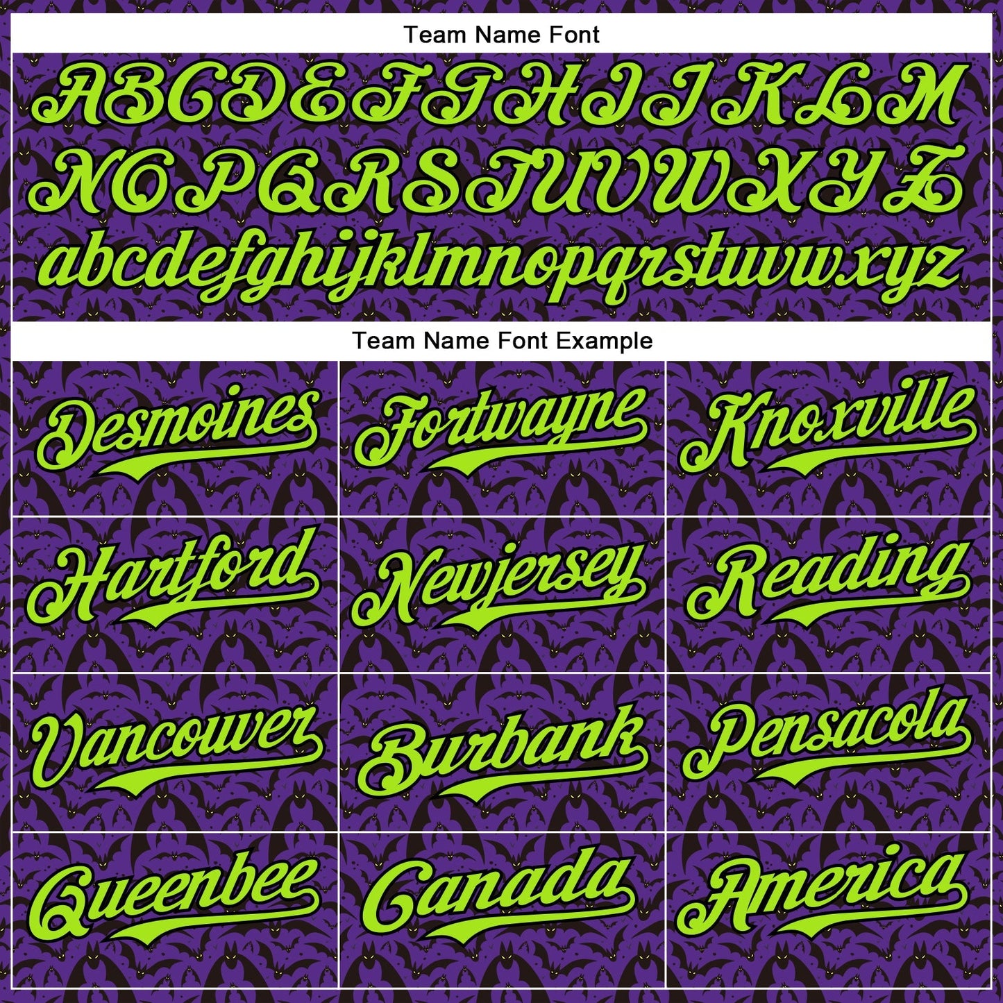 Custom Purple Neon Green-Black 3D Halloween Bat Party Costume Ideas Authentic Baseball Jersey baseball jersey product view 4