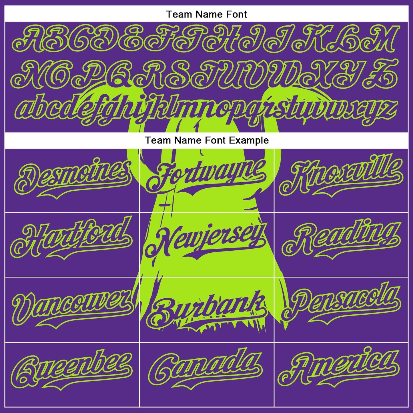Custom Purple Neon Green Pinstripe Neon Green 3D Halloween Spooky Party Costume Ideas Authentic Baseball Jersey baseball jersey product view 4