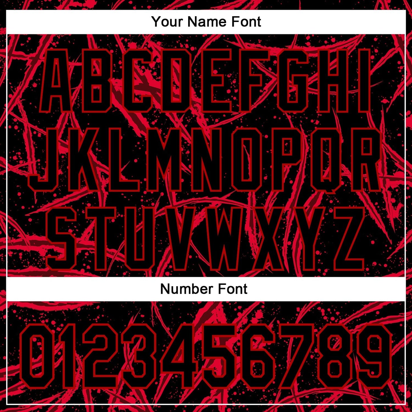 Custom Black Red 3D Halloween Horror Night Trick Treat Party Costume Ideas Authentic Baseball Jersey baseball jersey product view 5