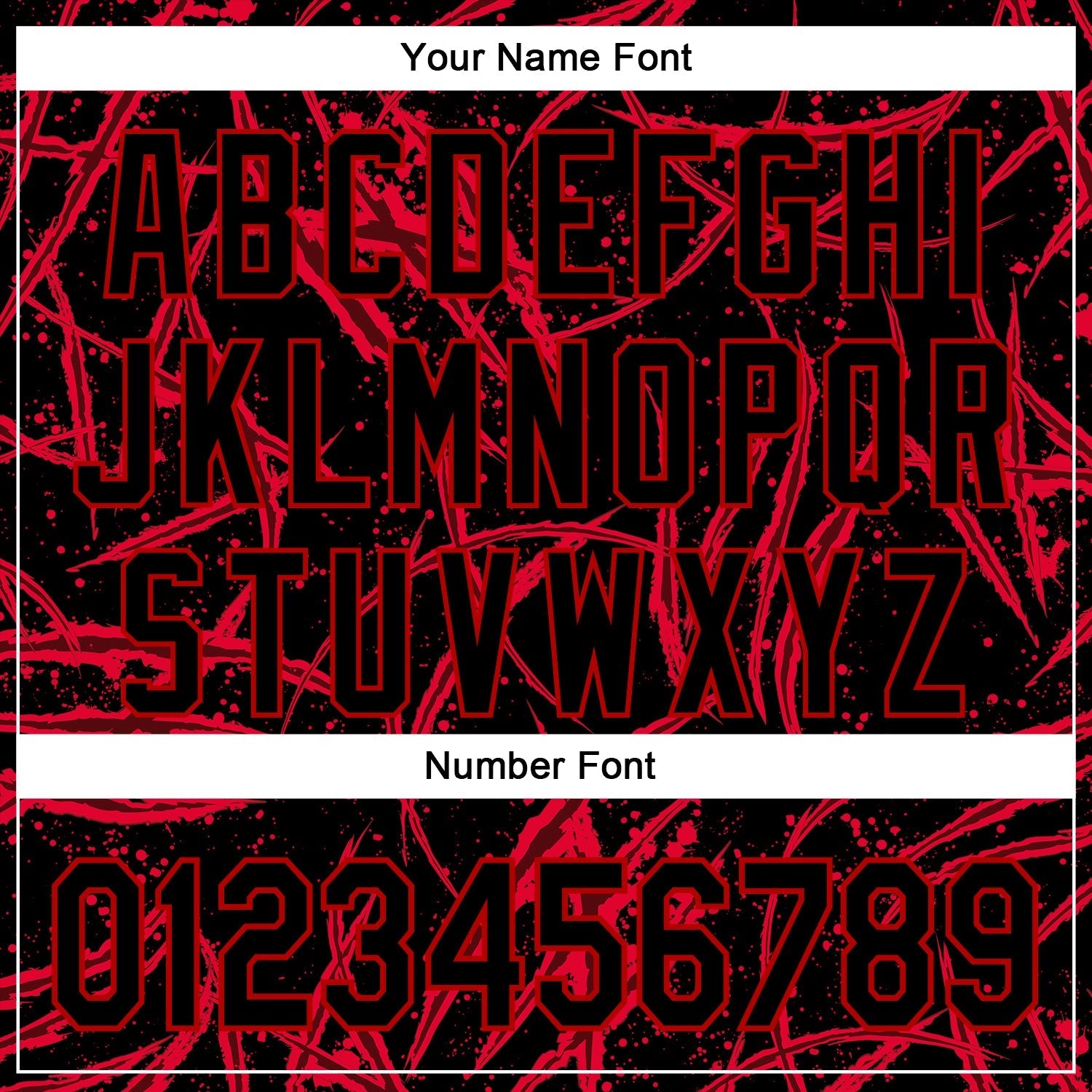 Custom Black Red 3D Halloween Horror Night Trick Treat Party Costume Ideas Authentic Baseball Jersey baseball jersey product view 5