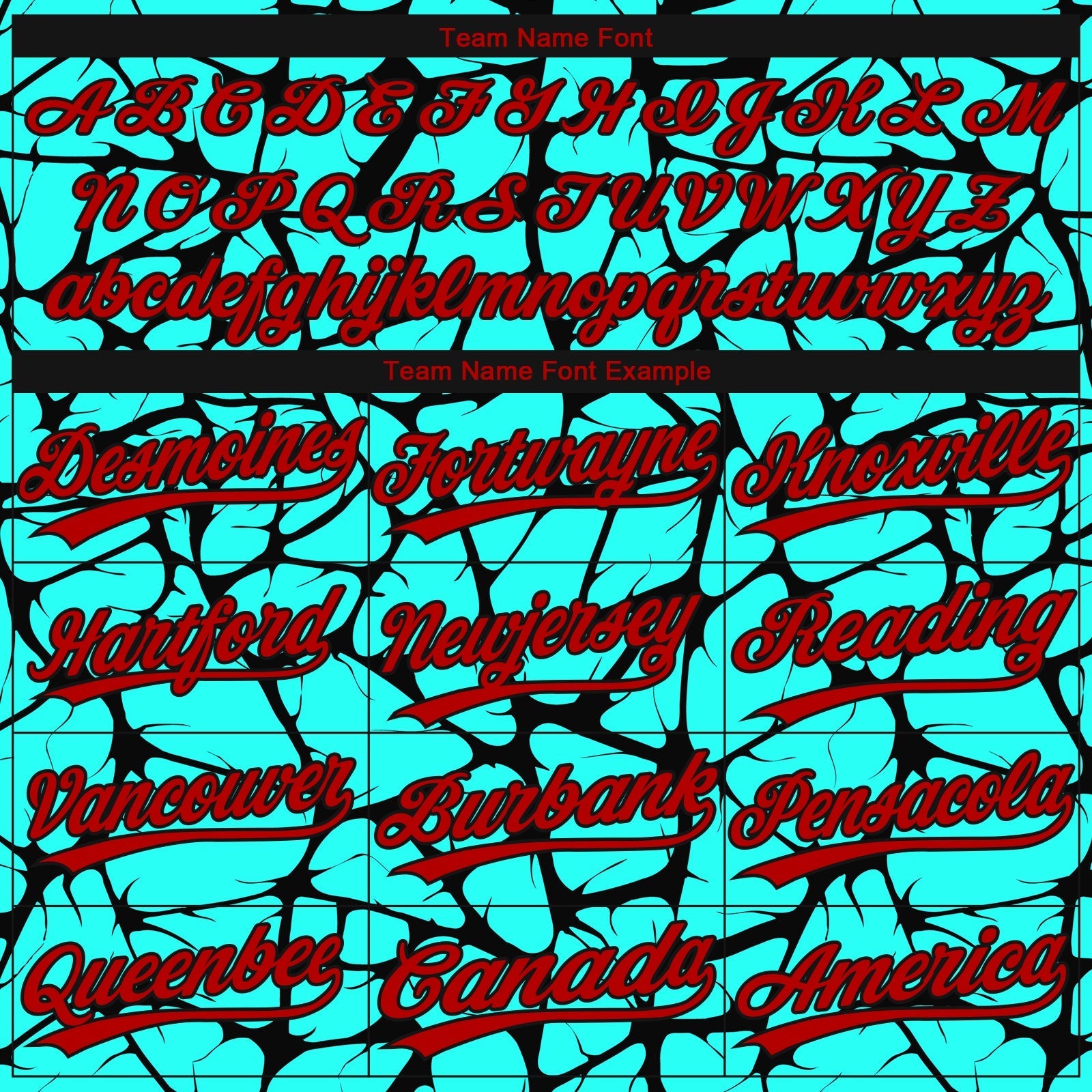 Custom Teal Red-Black 3D Pattern Design Authentic Baseball Jersey baseball jersey product view 4