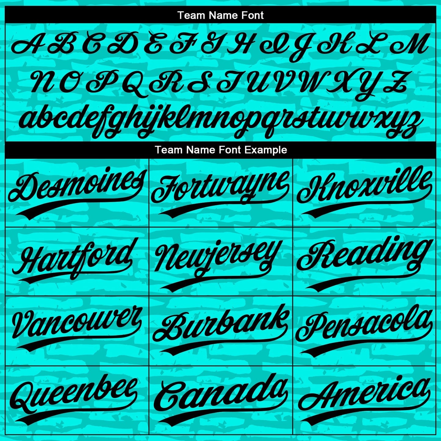 Custom Teal Black 3D Pattern Design Authentic Baseball Jersey baseball jersey product view 4