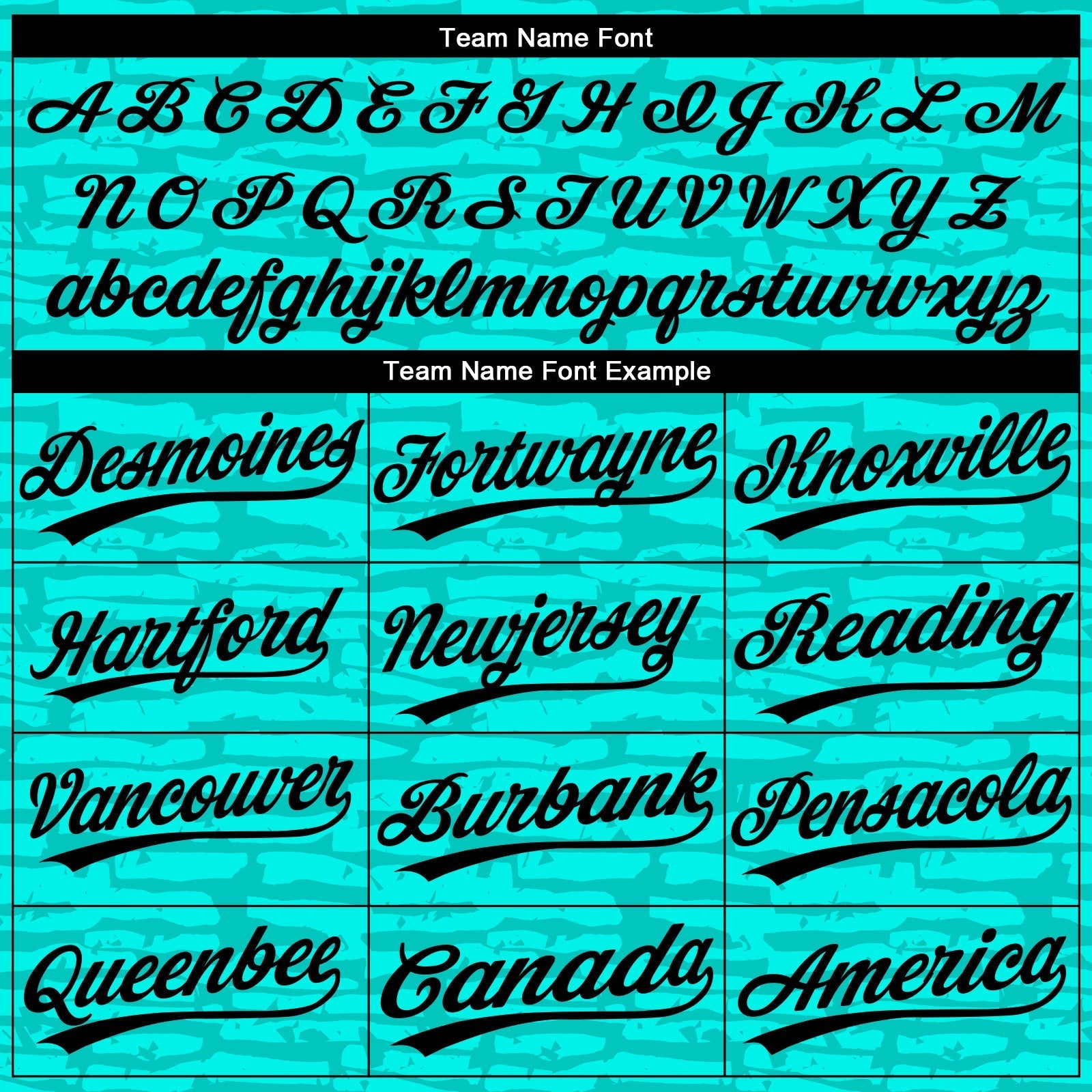Custom Teal Black 3D Pattern Design Authentic Baseball Jersey baseball jersey product view 4