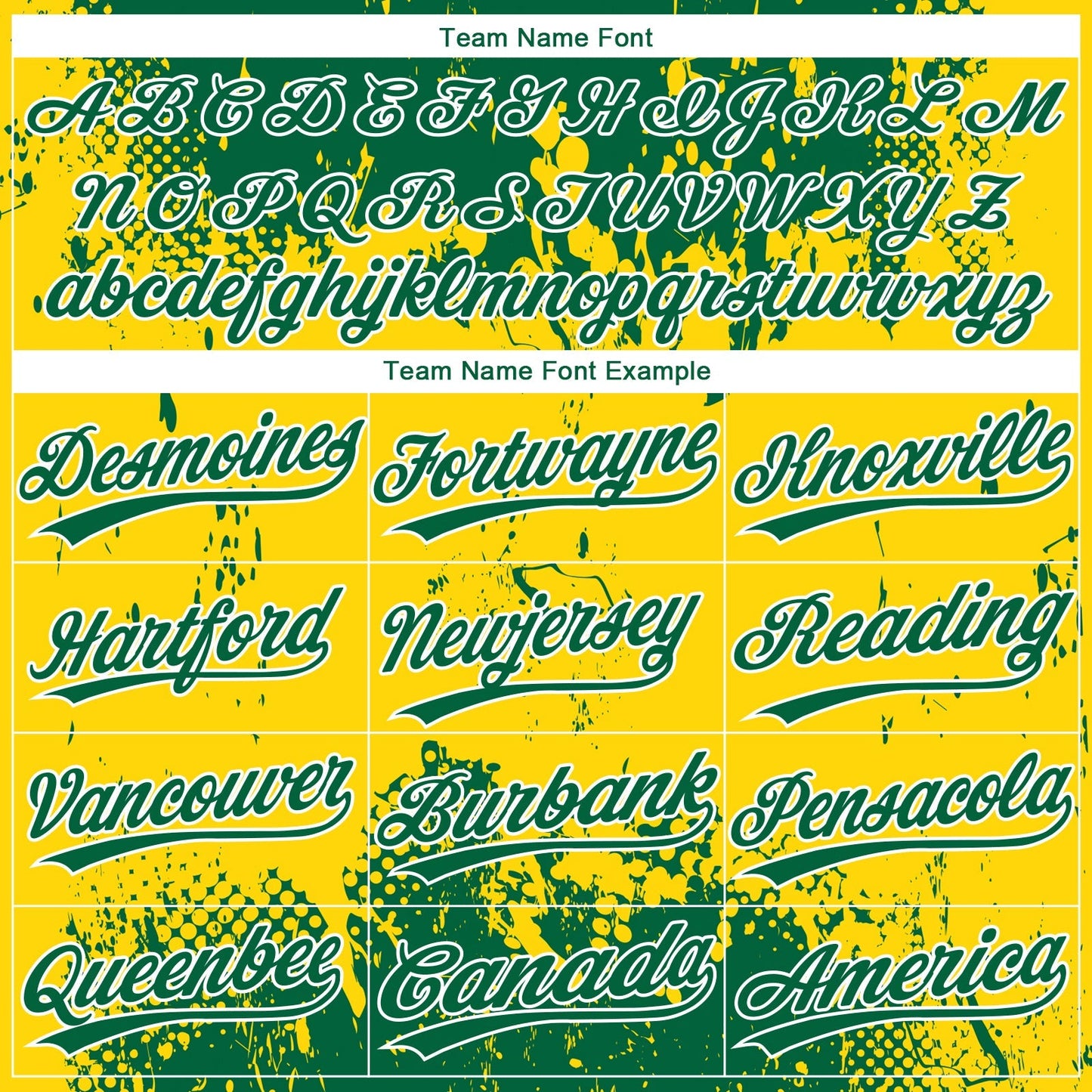 Custom Gold Green-White 3D Pattern Design Authentic Baseball Jersey baseball jersey product view 4