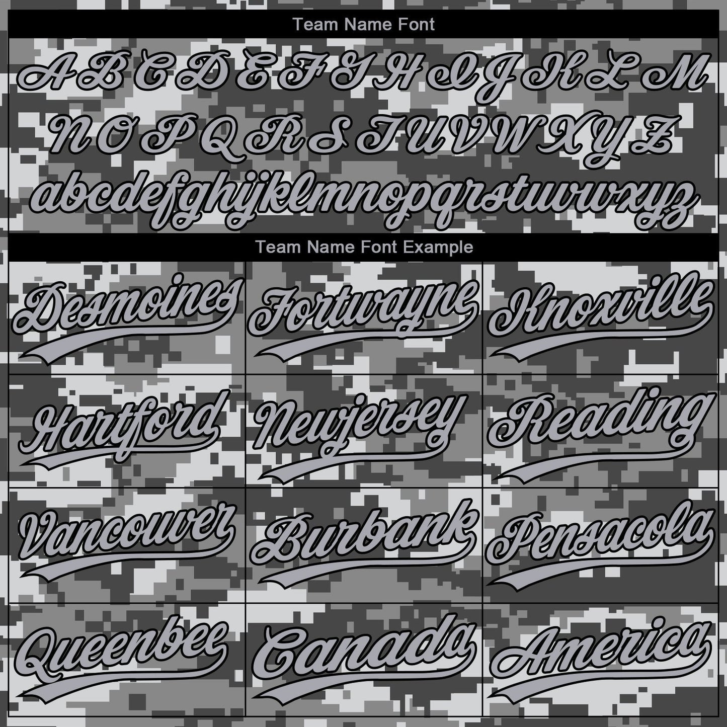 Custom Gray Black Digital Camo Two Tone Authentic Baseball Jersey baseball jersey product view 4