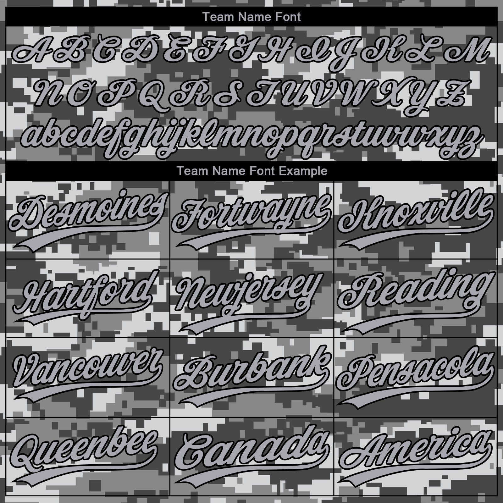 Custom Gray Black Digital Camo Two Tone Authentic Baseball Jersey baseball jersey product view 4