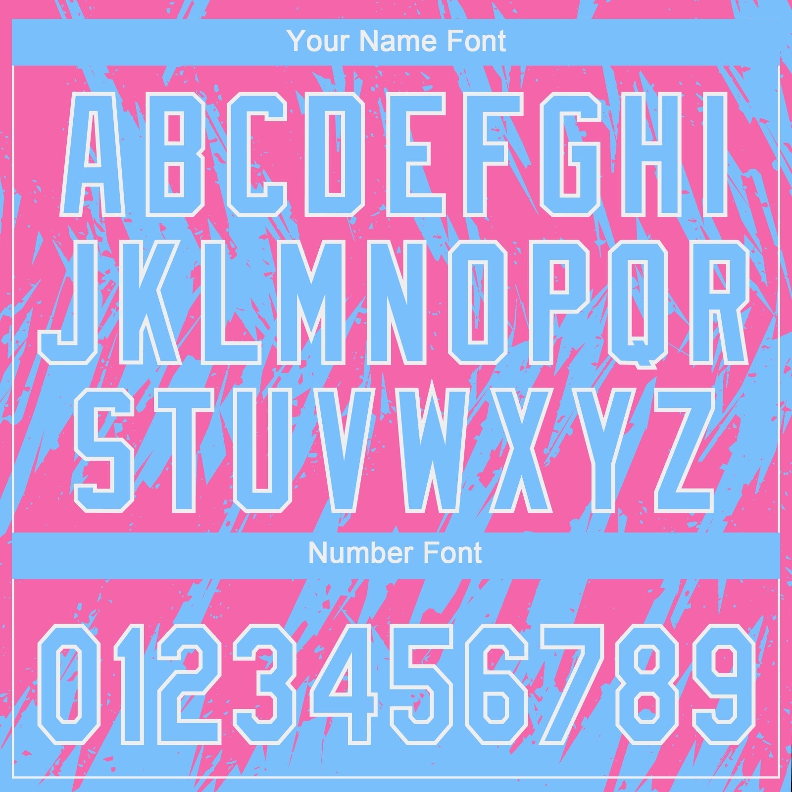 Custom Pink Powder Blue-White 3D Pattern Design Authentic Baseball Jersey baseball jersey product view 5