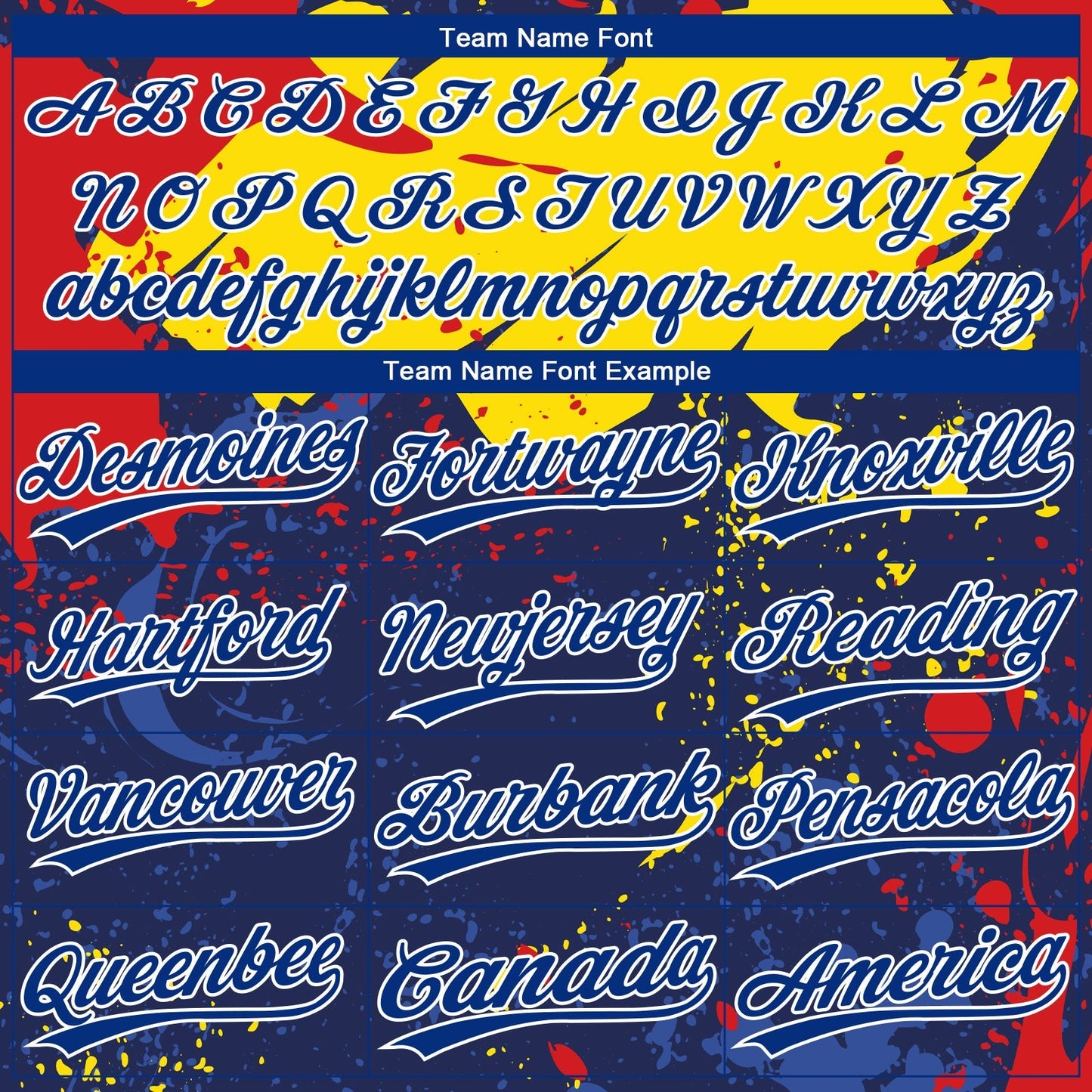 Custom Figure Royal-Gold 3D Pattern Design Authentic Baseball Jersey baseball jersey product view 4