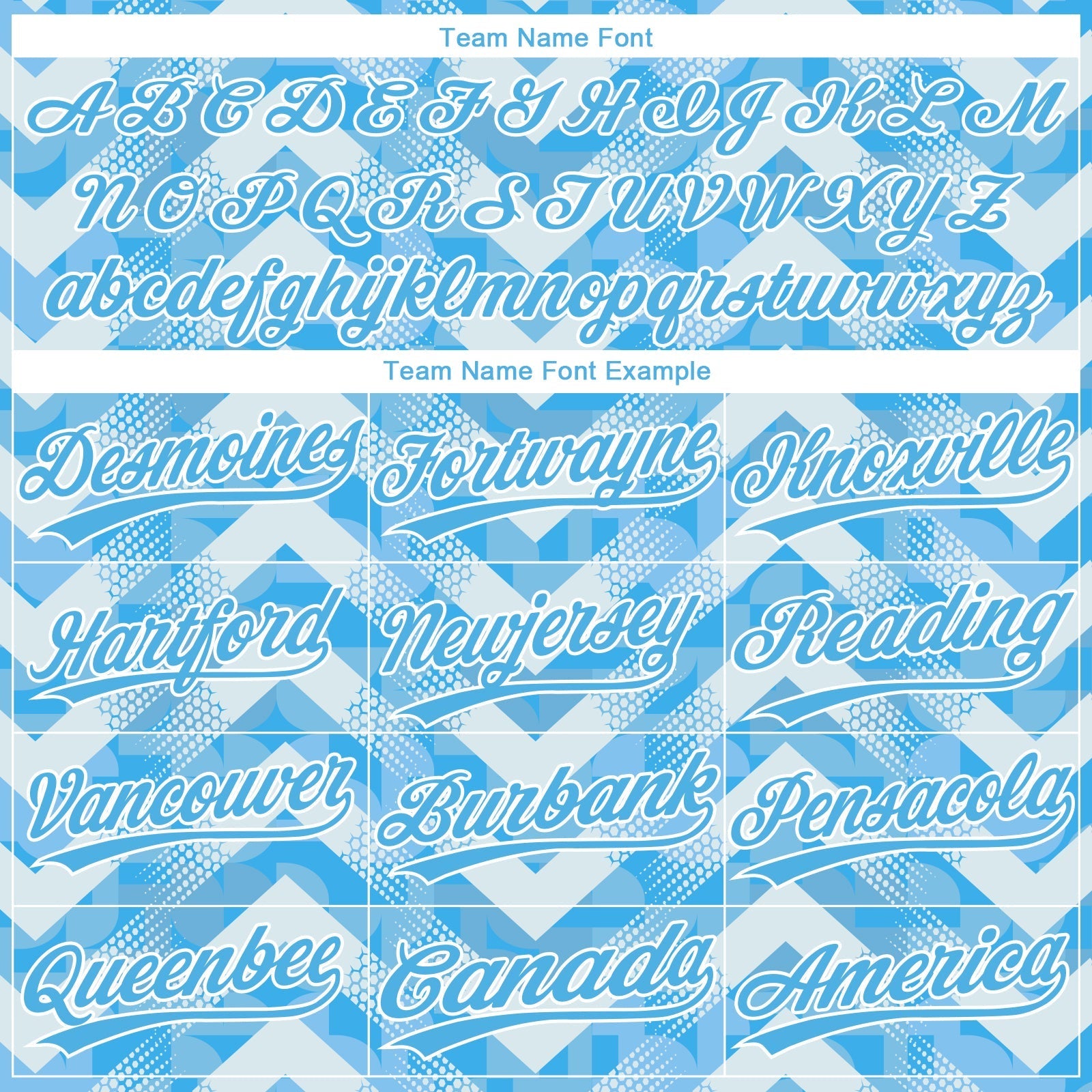 Custom Light Blue Light Blue-White 3D Pattern Design Authentic Baseball Jersey baseball jersey product view 4