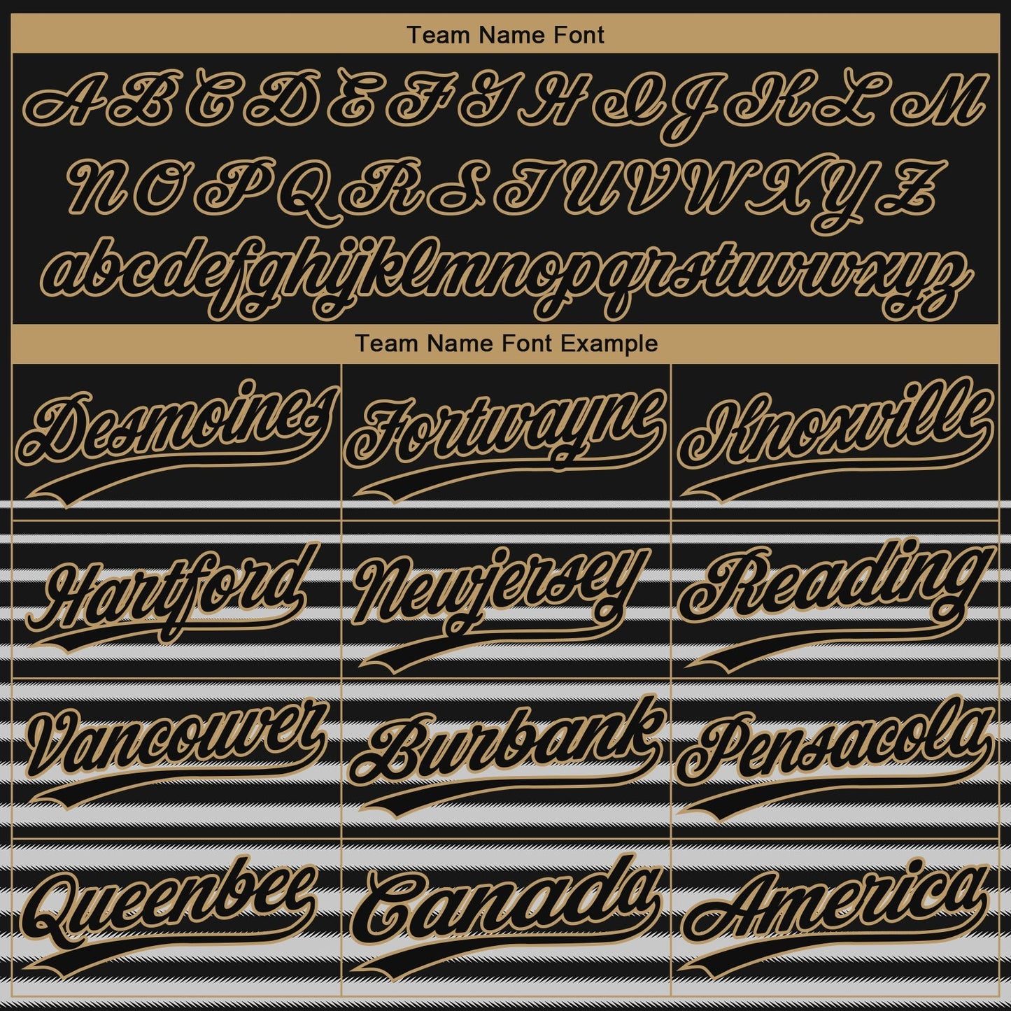 Custom Black Black Old Gold-Gray 3D Pattern Design Authentic Baseball Jersey baseball jersey product view 4