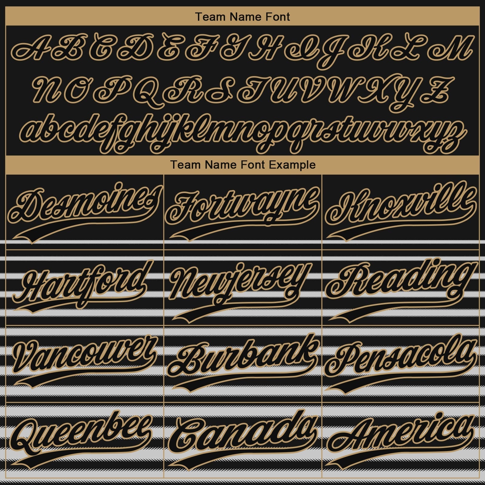 Custom Black Black Old Gold-Gray 3D Pattern Design Authentic Baseball Jersey baseball jersey product view 4