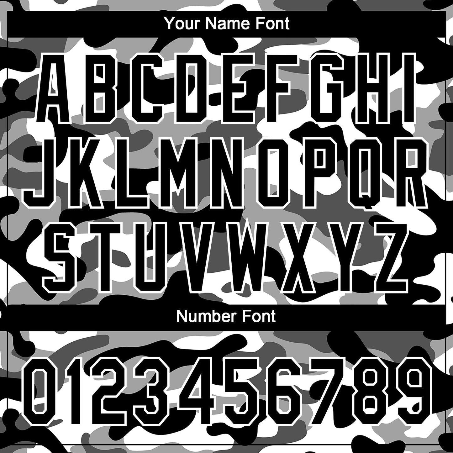 Custom Black Black-Camo 3D Pattern Design Authentic Baseball Jersey baseball jersey product view 5
