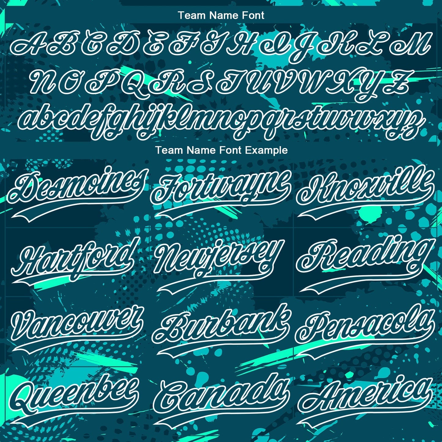 Custom Green Green-Aqua 3D Pattern Design Authentic Baseball Jersey baseball jersey product view 4