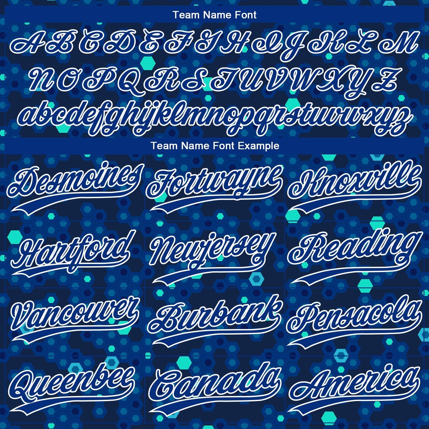Custom Navy Royal-Aqua 3D Pattern Design Authentic Baseball Jersey baseball jersey product view 4