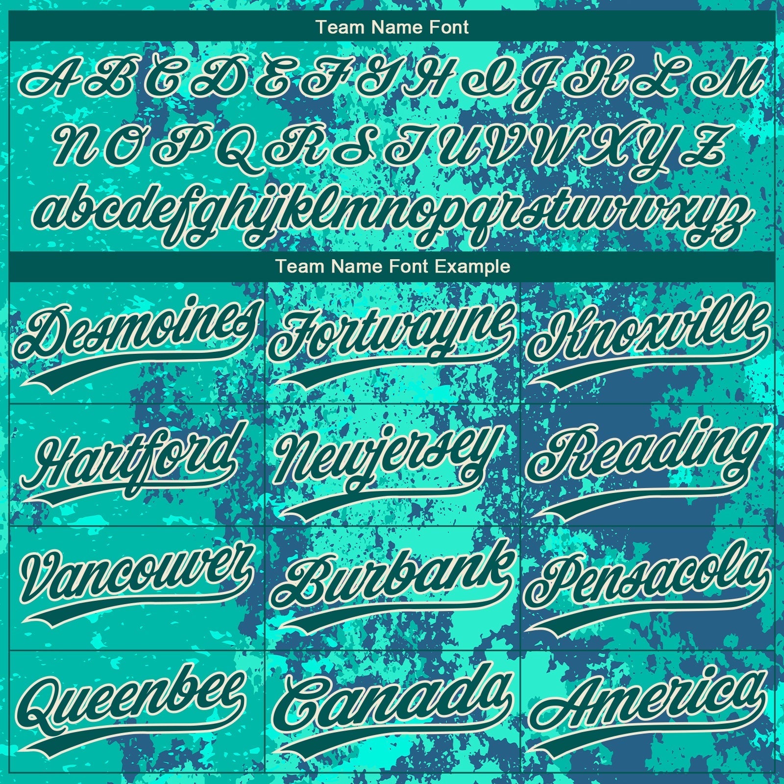 Custom Teal Midnight Green-Cream 3D Pattern Design Authentic Baseball Jersey baseball jersey product view 4